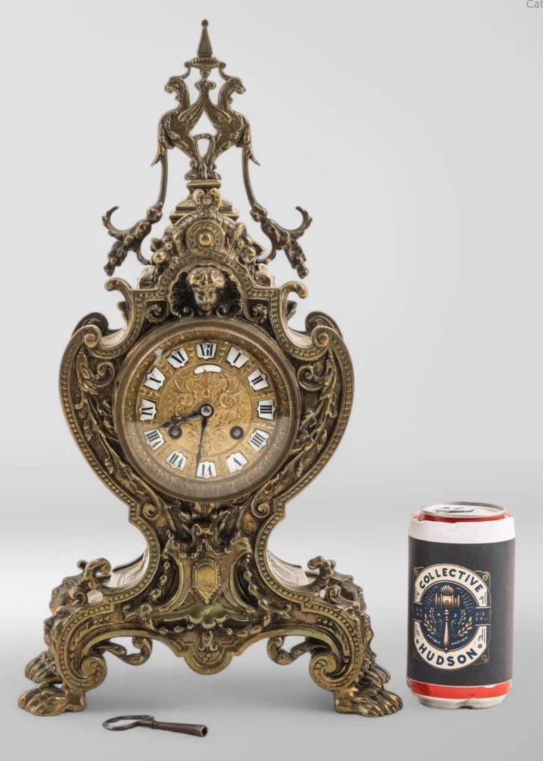 Japy Freres Bronze Mantel Clock, 19th to 20th Century — COLLECTive